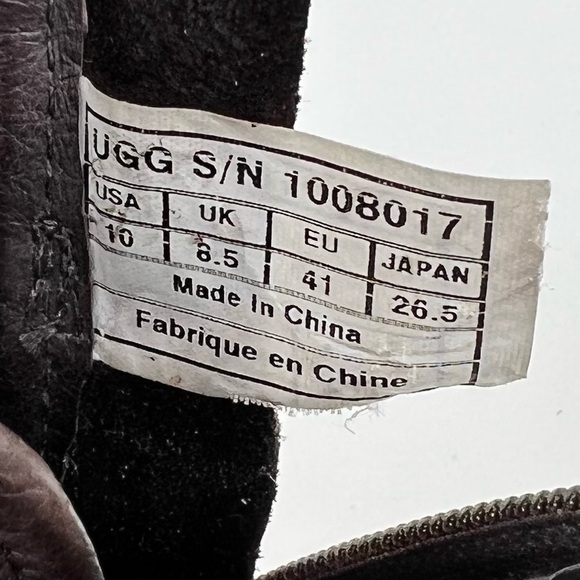 UGG Australia EMALIE Stout Waterproof Leather Ankle Boots - Picture 14 of 15